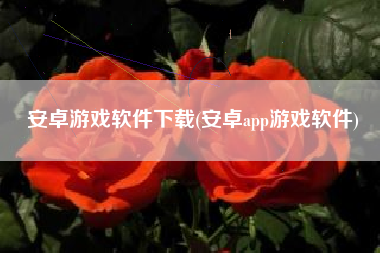 安卓游戏软件下载(安卓app游戏软件)