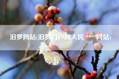 汨罗网站(汨罗门户网人民 *** 网站)