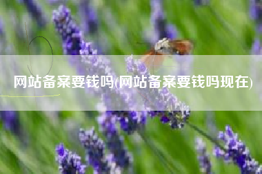 网站备案要钱吗(网站备案要钱吗现在)