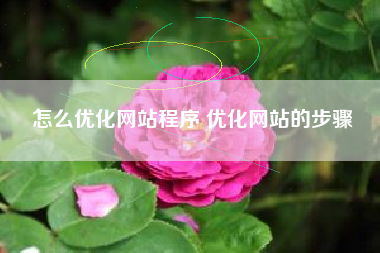 怎么优化网站程序 优化网站的步骤