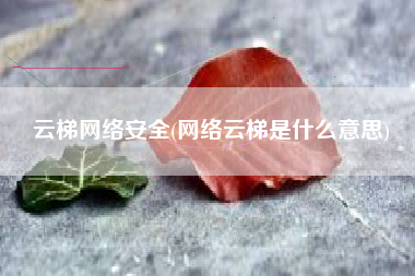 云梯网络安全(网络云梯是什么意思)