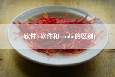 r软件(r软件和rstudio的区别)