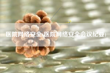 医院网络安全(医院网络安全会议纪要)