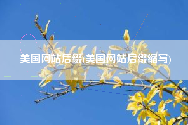美国网站后缀(美国网站后缀缩写)