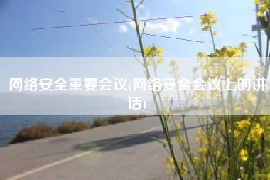 网络安全重要会议(网络安全会议上的讲话)