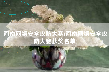 河南网络安全攻防大赛(河南网络安全攻防大赛获奖名单)
