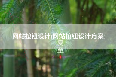 网站按钮设计(网站按钮设计方案)