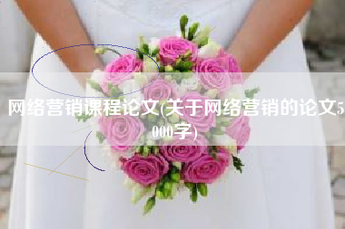 网络营销课程论文(关于网络营销的论文5000字)