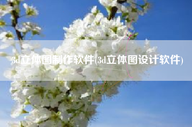3d立体图制作软件(3d立体图设计软件)