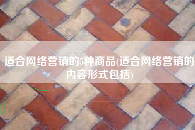 适合网络营销的5种商品(适合网络营销的内容形式包括)