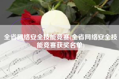 全省网络安全技能竞赛(全省网络安全技能竞赛获奖名单)