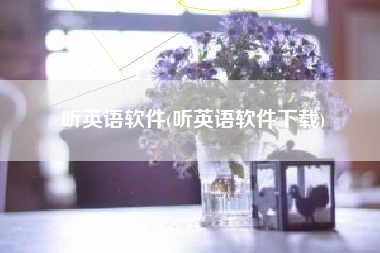 听英语软件(听英语软件下载)