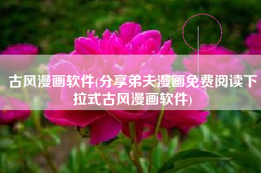 古风漫画软件(分享弟夫漫画免费阅读下拉式古风漫画软件)