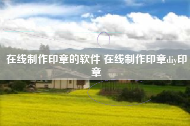 在线制作印章的软件 在线制作印章diy印章