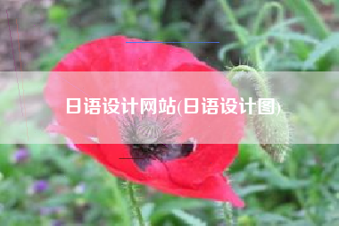 日语设计网站(日语设计图)