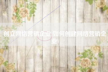 创立网络营销企业(如何创建网络营销企业)