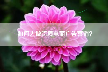 如何去做跨境电商广告营销？