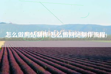 怎么做网站制作(怎么做网站制作流程)