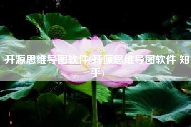 开源思维导图软件(开源思维导图软件 知乎)