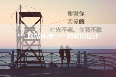 *** 网站标准( *** 网站的设计)