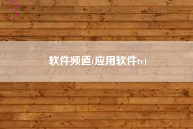 软件频道(应用软件tv)