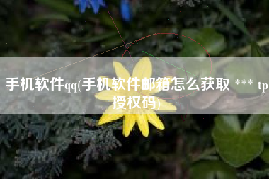手机软件qq(手机软件邮箱怎么获取 *** tp授权码)