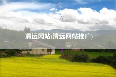 清远网站(清远网站推广)