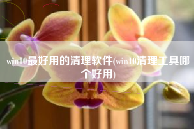 win10最好用的清理软件(win10清理工具哪个好用)