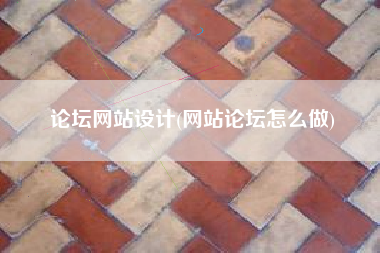 论坛网站设计(网站论坛怎么做)