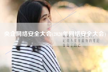 央企网络安全大会(2020年网络安全大会)