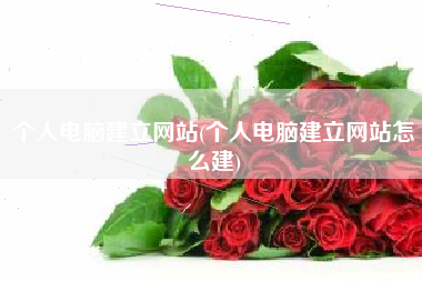 个人电脑建立网站(个人电脑建立网站怎么建)