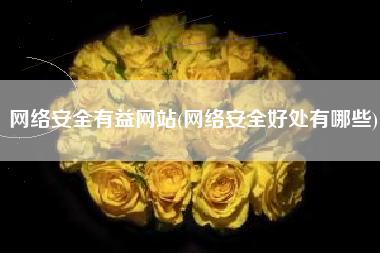 网络安全有益网站(网络安全好处有哪些)