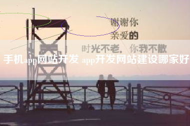 手机app网站开发 app开发网站建设哪家好
