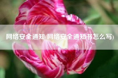 网络安全通知(网络安全通知书怎么写)