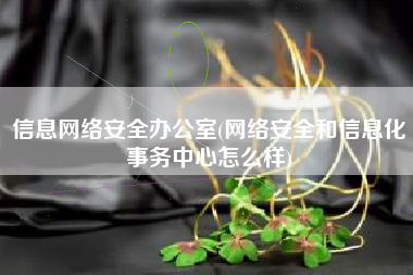 信息网络安全办公室(网络安全和信息化事务中心怎么样)