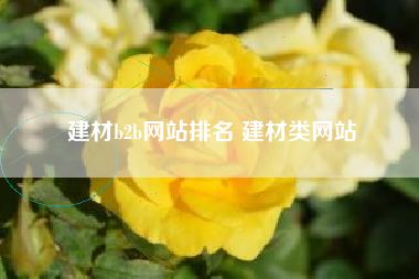 建材b2b网站排名 建材类网站