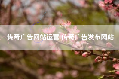 传奇广告网站运营 传奇广告发布网站