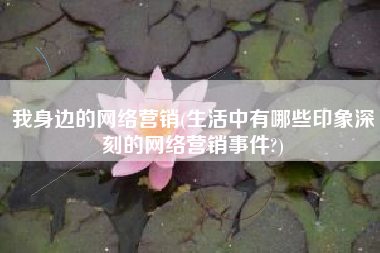 我身边的网络营销(生活中有哪些印象深刻的网络营销事件?)