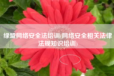 绿盟网络安全法培训(网络安全相关法律法规知识培训)