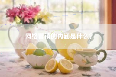 网络营销的内涵是什么？