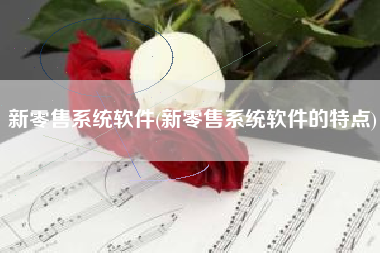新零售系统软件(新零售系统软件的特点)