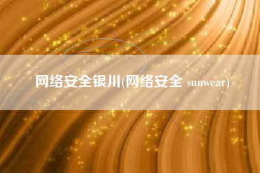 网络安全银川(网络安全 sunwear)