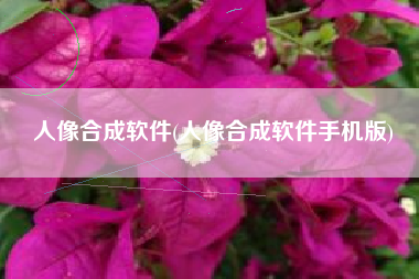 人像合成软件(人像合成软件手机版)