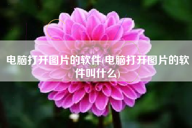 电脑打开图片的软件(电脑打开图片的软件叫什么)