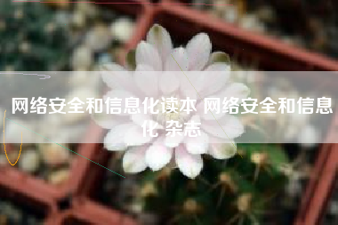 网络安全和信息化读本 网络安全和信息化 杂志