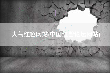 大气红色网站(中国红警论坛网站)