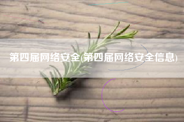 第四届网络安全(第四届网络安全信息)