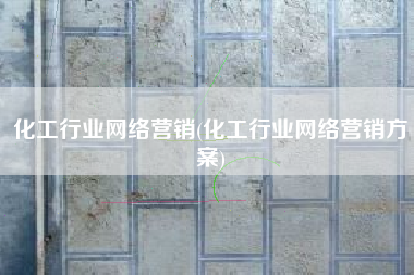 化工行业网络营销(化工行业网络营销方案)