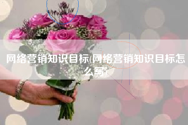 网络营销知识目标(网络营销知识目标怎么写)