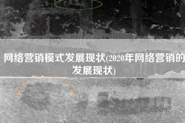 网络营销模式发展现状(2020年网络营销的发展现状)